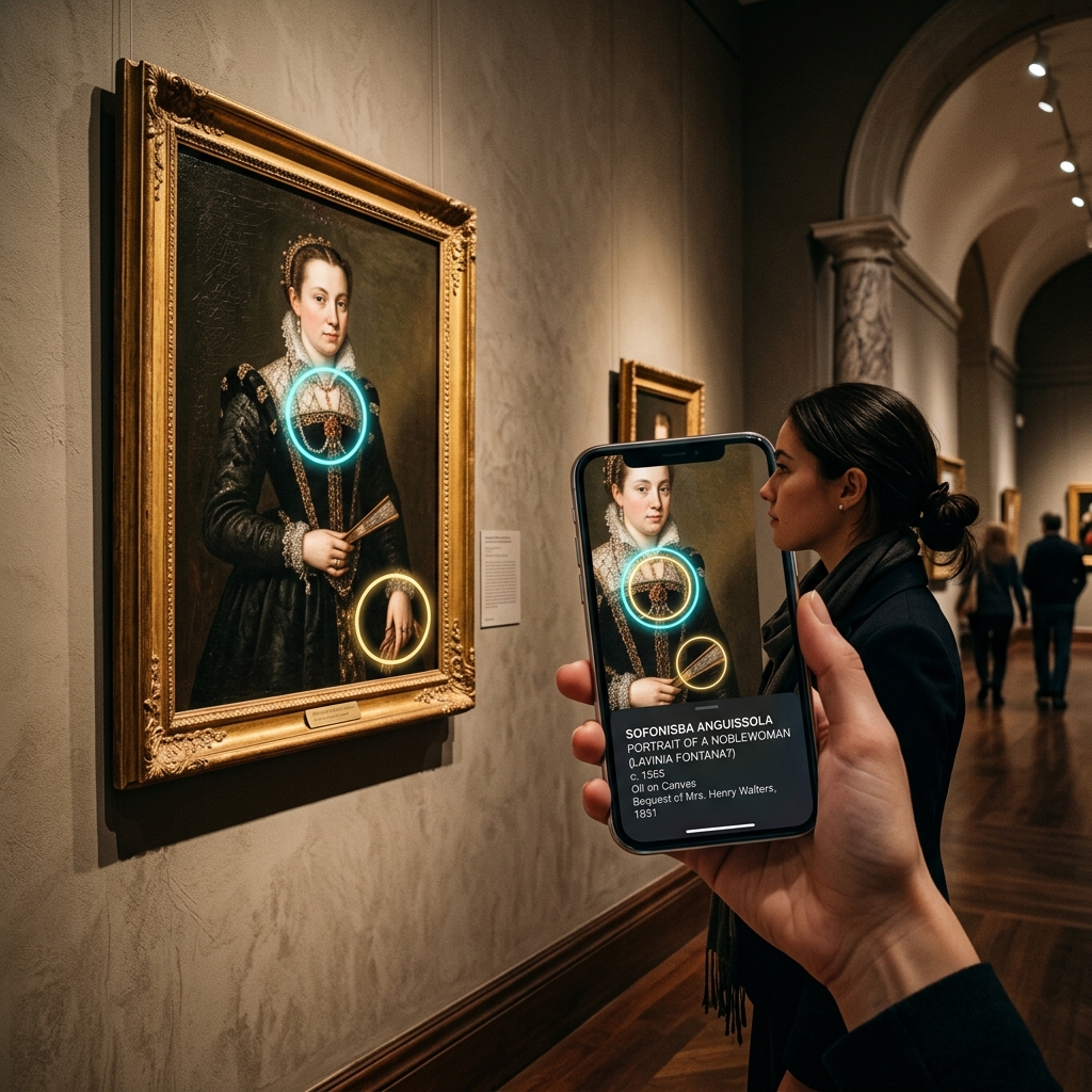Museum scene