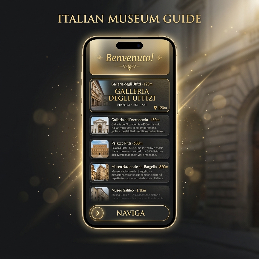Museum GPS Proximity Screen